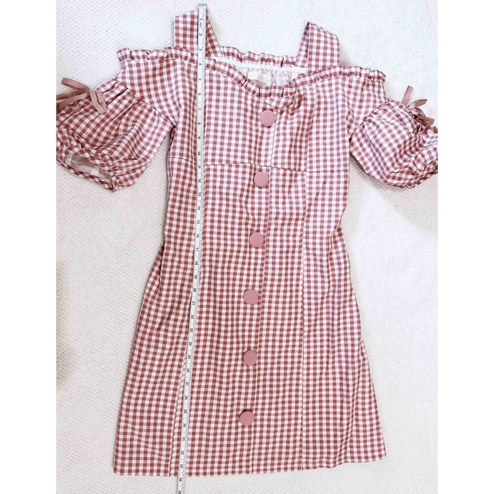 Liz Lisa Pink Gingham Check Mini Dress Jfashion Gyaru Himekaji Shoujo Girl Japan - Picture 16 of 16